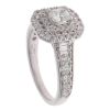 Platinum 1.15ct Diamond Cluster Ring