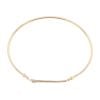 9ct Yellow Gold 0.02ct Diamond Rennie Mac Bangle