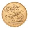 1887 Victoria Full Sovereign Coin