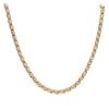 18ct Yellow And White Gold Fancy Chain 18"