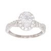 9ct White Gold Cubic Zirconia Ring