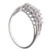 9ct White Gold 0.40ct Brilliant Cut Diamond Cluster Ring