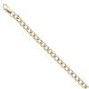 9ct Yellow Gold Curb Bracelet 9"