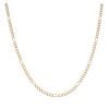 9ct Yellow Gold Figaro Chain 18"