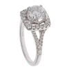 18ct White Gold 1.80ct Brilliant Cut Diamond Cluster Ring