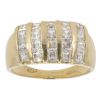 18ct Yellow Gold Cubic Zirconia Fancy Ring