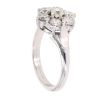 9ct White Gold 2.50ct Diamond Cluster Ring