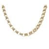 9ct Yellow Gold Patterned and Plain Belcher Chain 22"