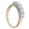 14ct Yellow Gold Cubic Zirconia Five Stone Ring