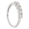 9ct White Gold 0.50ct Diamond Five Stone Ring