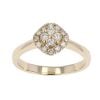 9ct Yellow Gold Diamond Cluster Ring by Anya Belle