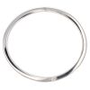 9ct White Gold Crossover Hinged Bangle