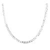 Silver Curb Chain 22" By Icesia