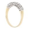 18ct White Gold 0.50ct Brilliant Cut Diamond Half Eternity Ring