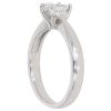 Platinum 0.50ct Princess Cut Diamond Solitaire Ring