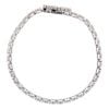 9ct White Gold 5.00ct Diamond Tennis Bracelet 7"