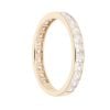 9ct Yellow Gold Cubic Zirconia Half Eternity Ring