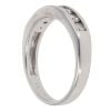 18ct White Gold 0.50ct Brilliant Cut Diamond Half Eternity Ring