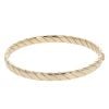 9ct Yellow Gold Twist Patterned Bangle