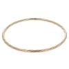9ct Yellow Gold Plain Twist Bangle