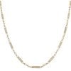 9ct Yellow Gold Patterned Fancy Bar Chain 20"