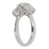 18ct White Gold 3.48ct Brilliant Cut Diamond Trilogy Ring