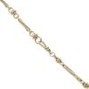 9ct Yellow Gold Knots T-Bar Chain 16"