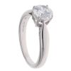 9ct White Gold Cubic Zirconia Solitaire Ring