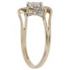 9ct Yellow Gold Cubic Zirconia and Opal Ring