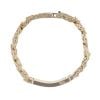 9ct Yellow Gold Textured I.D Bracelet 8"