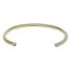 9ct Yellow Gold 0.15ct Brilliant Cut Diamond Torque Bangle