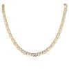 9ct Yellow Gold Swirl Link Fancy Chain 18"