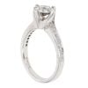 18ct White Gold 0.65ct Brilliant Cut Diamond Cluster Ring