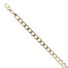 9ct Yellow Gold Curb Bracelet 9"