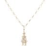 9ct Yellow Gold Multi-Gemstone Clown Pendant and Chain 24"