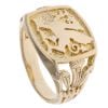 9ct Yellow Gold Welsh Dragon Signet Ring