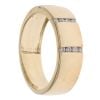9ct Yellow Gold 0.25ct Brilliant Cut Diamond 6.7mm Wedding Band