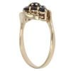 9ct Yellow Gold Sapphire Cluster Ring