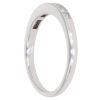 9ct White Gold 0.33ct Princess Cut Diamond Half Eternity