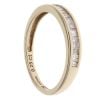 9ct Yellow Gold 0.25ct Princess And Baguette Cut Diamond Ring