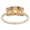 9ct Yellow Gold Citrine Three Stone Ring