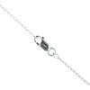 9ct White Gold 0.20ct Diamond And Ruby Cluster Pendant And Chain 18"