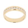 18ct Yellow Gold 0.25ct Brilliant Cut Diamond Half Eternity Ring