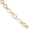9ct Yellow Gold Plain and Patterned Belcher Chain