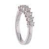 18ct White Gold 1.24ct Diamond Half Eternity Ring