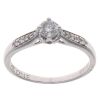 9ct White Gold 0.33ct Brilliant Cut Diamond Solitaire Ring