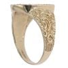 9ct Yellow Gold Patterned Onyx Signet Ring