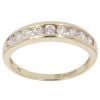 9ct Yellow Gold Cubic Zirconia Eternity Ring