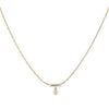 18ct Yellow Gold 0.25ct Diamond Pendant and Chain 16"