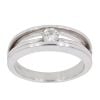 9ct White Gold 0.26cts Diamond Solitaire Ring by Anya Belle
